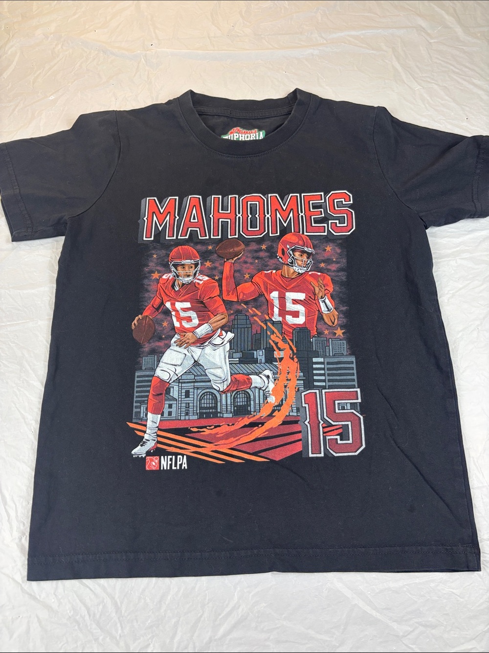 PATRICK MAHOMES NFL BLACK T SHIRT